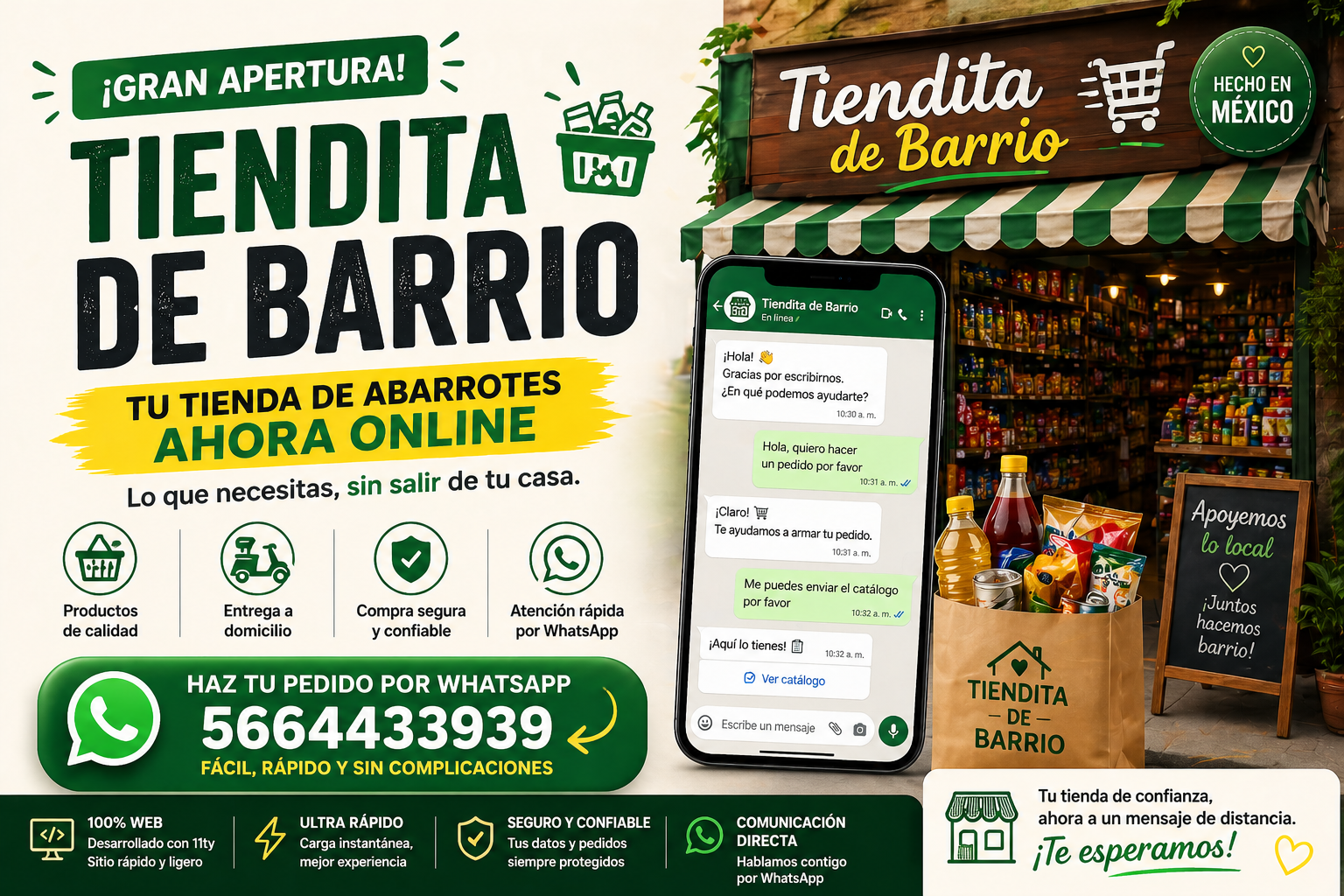Productos para el hogar disponibles en la colonia